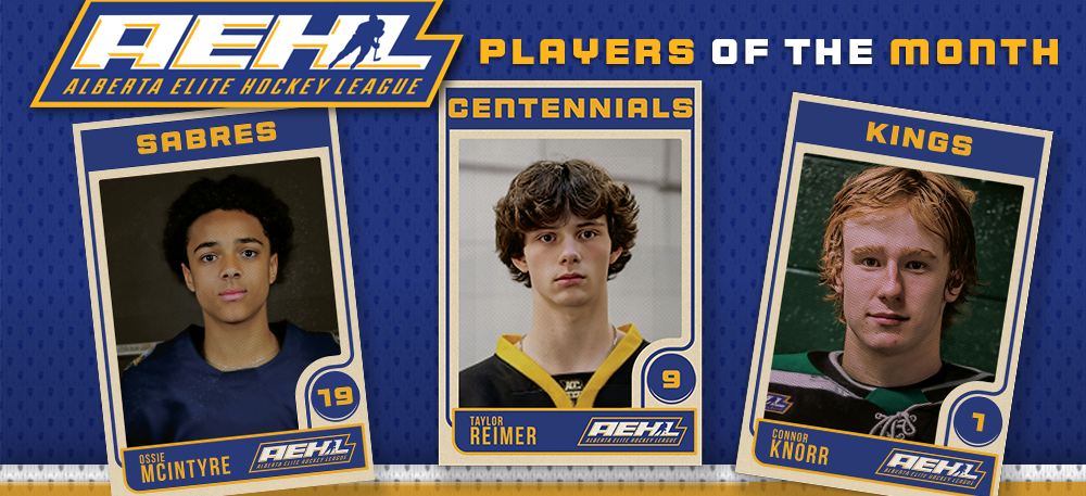 AEHL’s Players of the Month – October